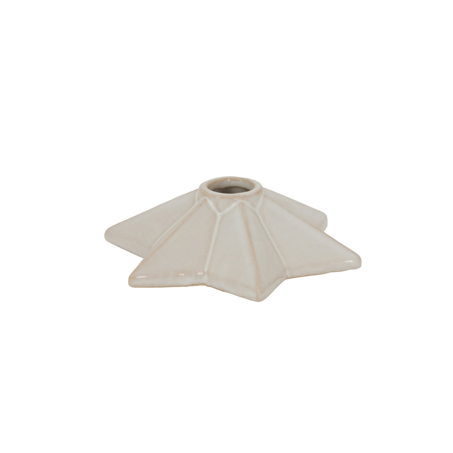 Alora Ceramic Angled Star Candle Holder for Modern Décor - Darlington's Décor