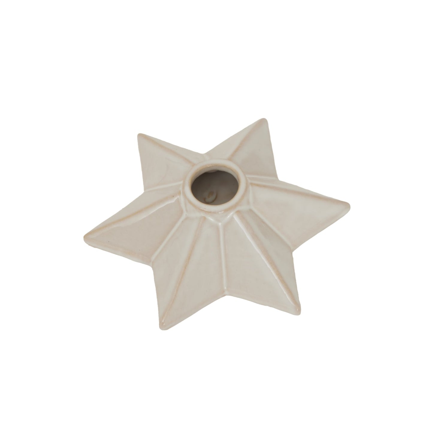 Alora Ceramic Angled Star Candle Holder for Modern Décor - Darlington's Décor