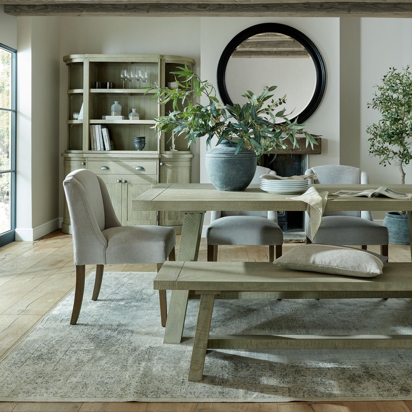 Amalfi Grey Water Pot: Timeless Mediterranean Elegance - Darlington's Décor
