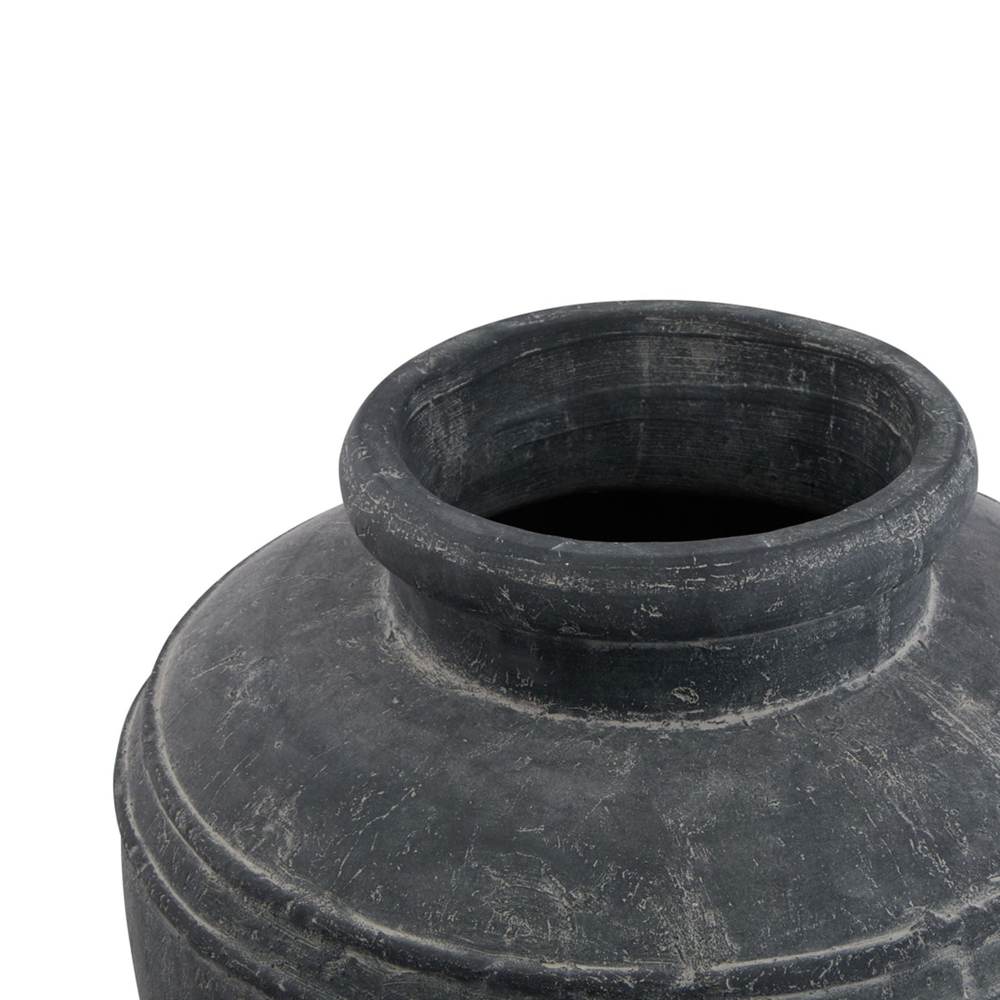 Amalfi Large Grey Water Pot for Rustic Elegance - Darlington's Décor