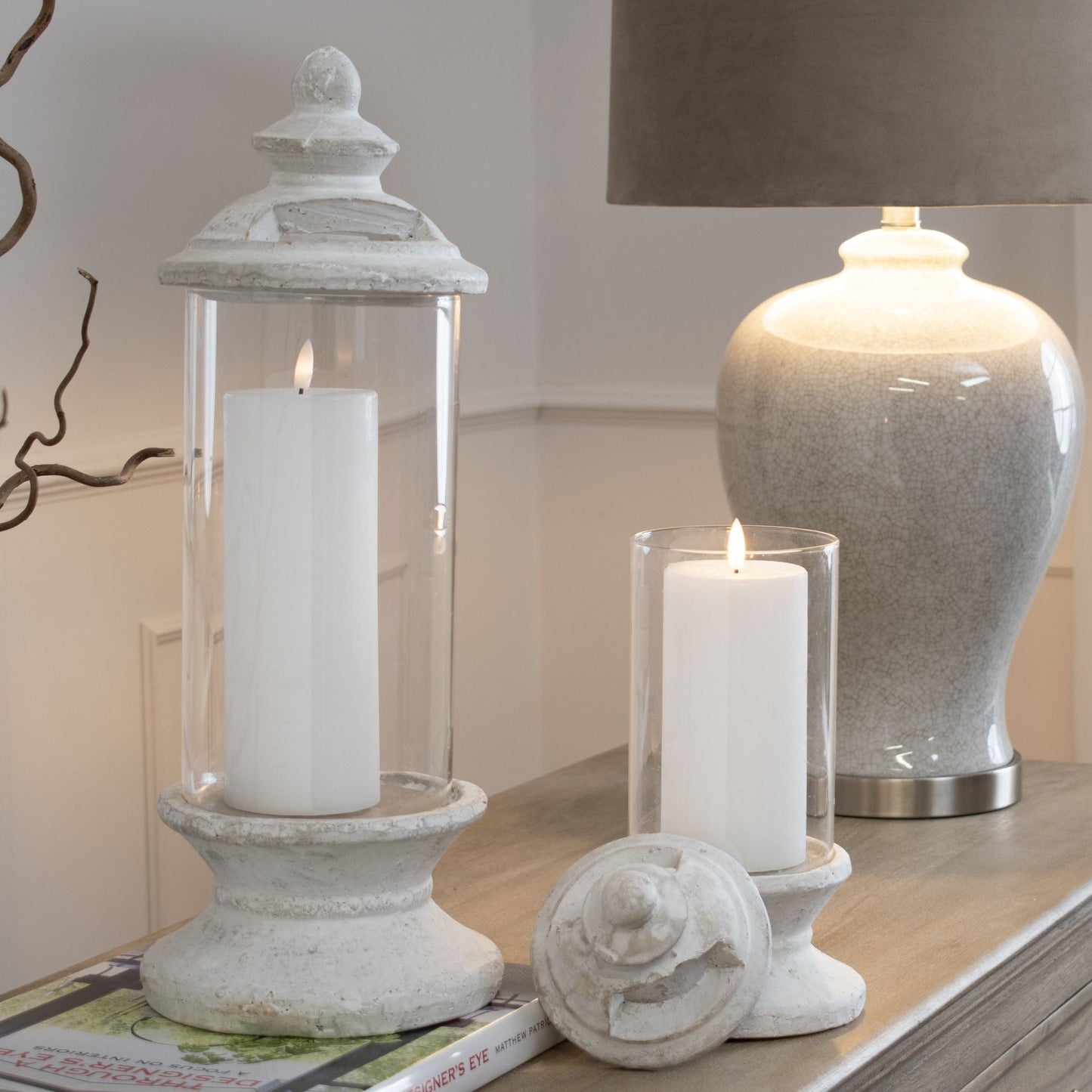 Artisan Glass Candle Holder for Elegant Ambiance - Darlington's Décor