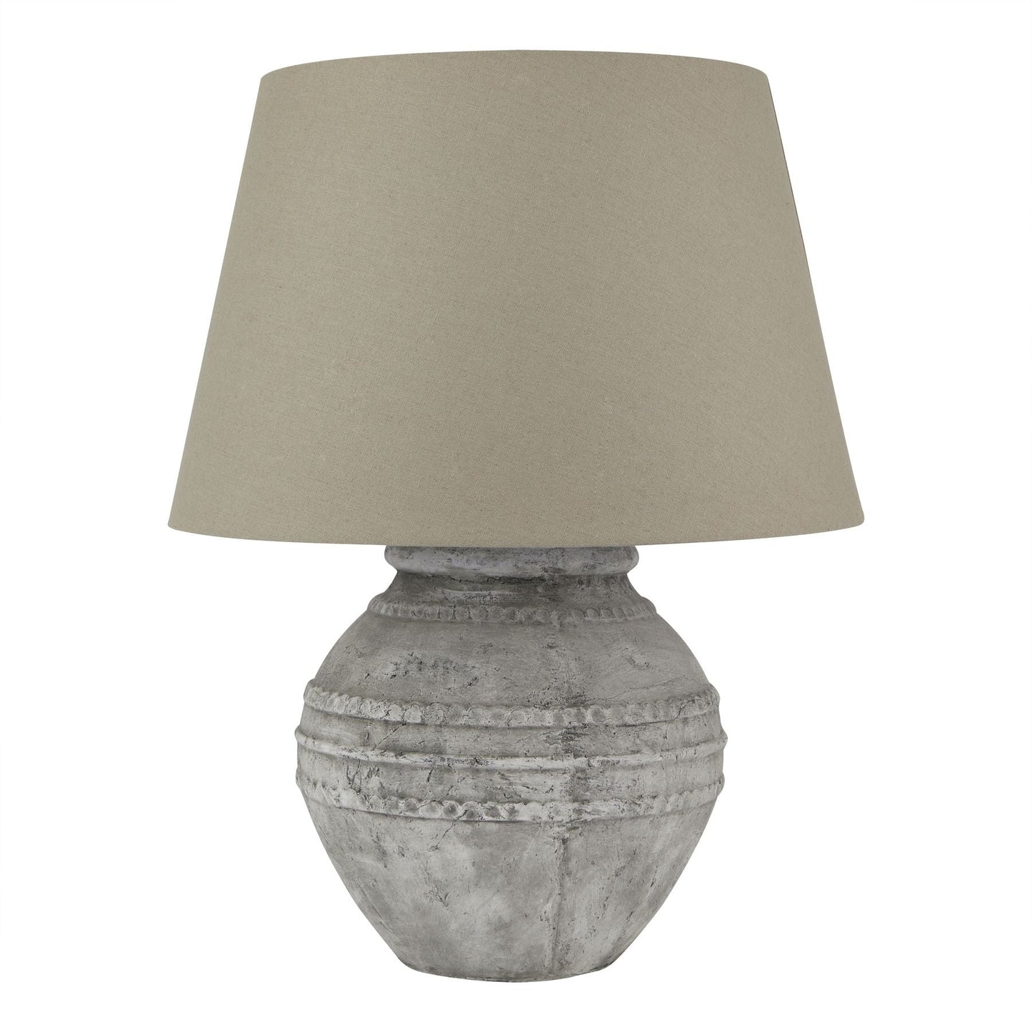Athena Stone Regola Lamp - Unique Rustic Table Lighting - Darlington's Décor