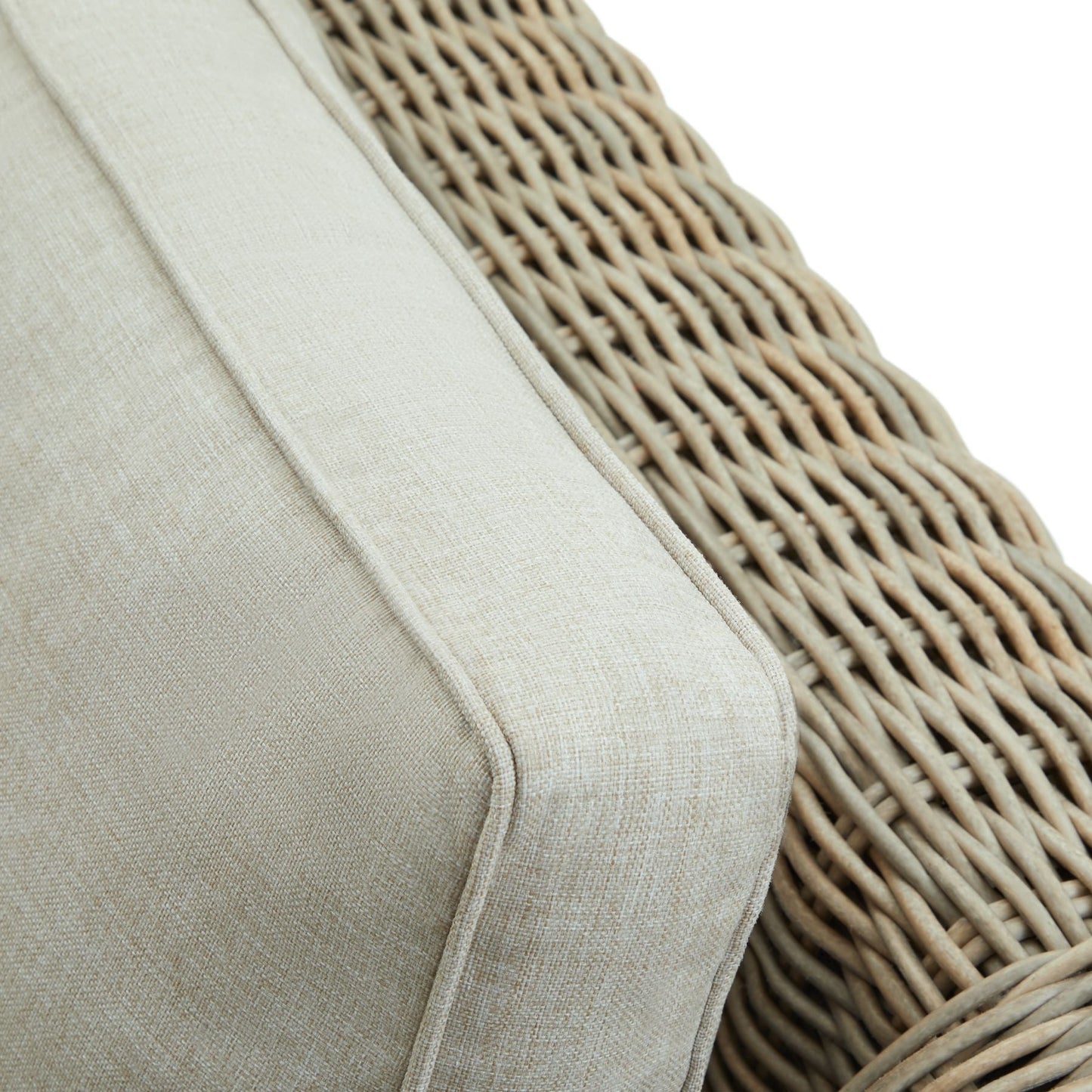 Elegant Outdoor Three Seater Sofa - Weatherproof Comfort - Darlington's Décor