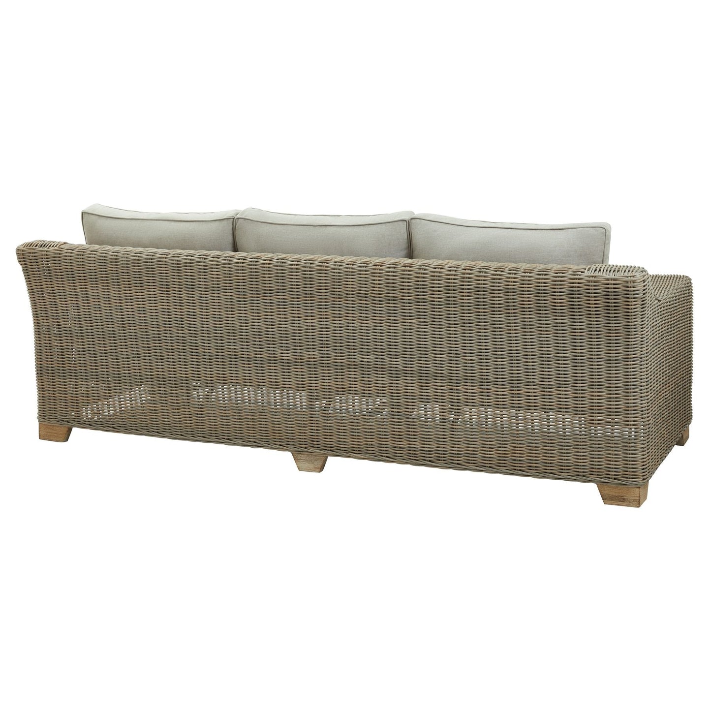 Elegant Outdoor Three Seater Sofa - Weatherproof Comfort - Darlington's Décor
