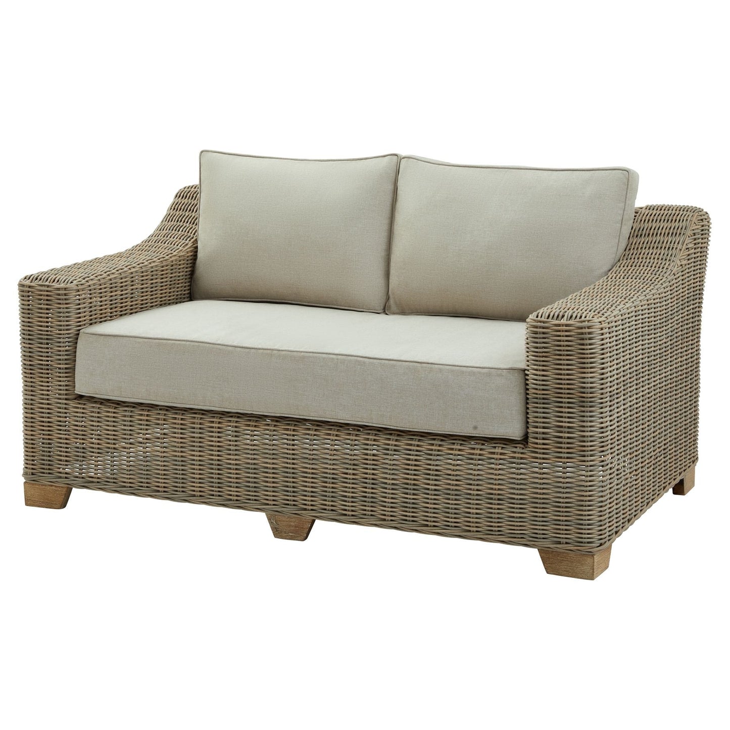 Elegant Outdoor Two Seater Sofa with Weather Resistance - Relax in Style - Darlington's Décor