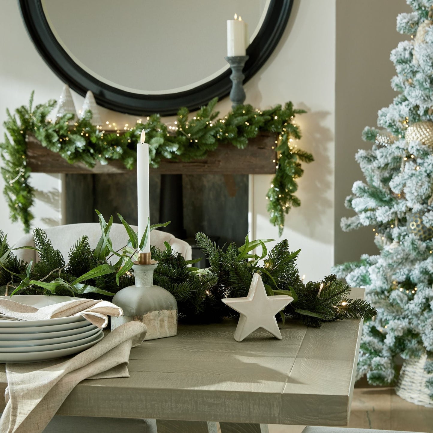 Charming Small Ceramic Standing Star Decoration for All Seasons - Darlington's Décor