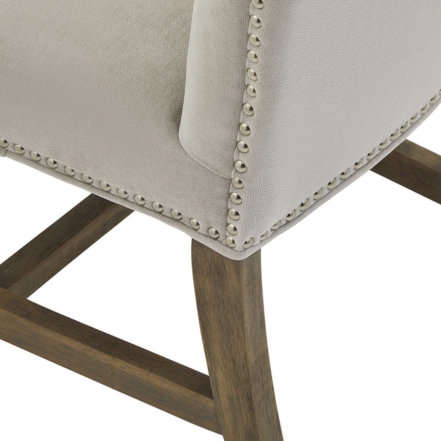 Elegant Cobham Grey Dining Chair with Luxurious Upholstery - Darlington's Décor