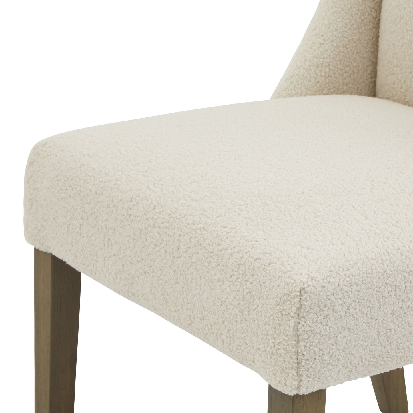 Elegant Compton Boucle Dining Chair with Luxurious Upholstery - Darlington's Décor