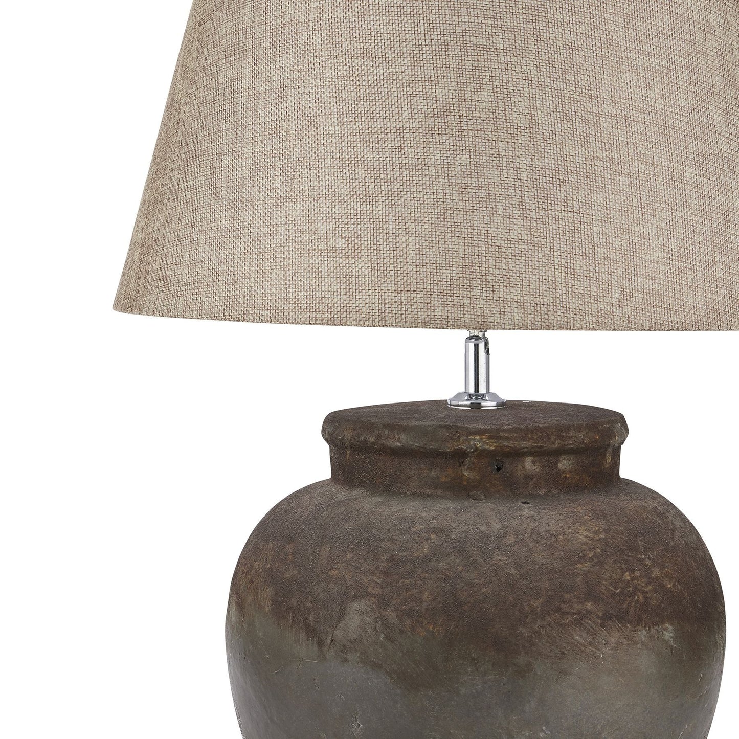 Elegant Castello Aged Stone Ceramic Table Lamp Decor - Darlington's Décor