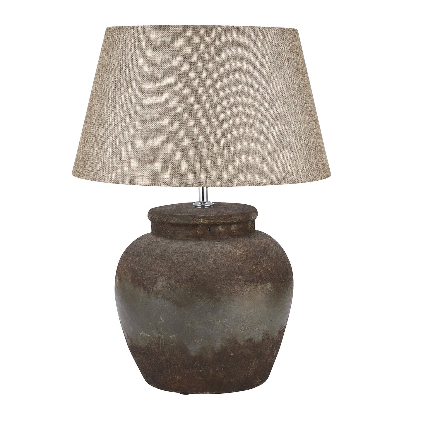 Elegant Castello Aged Stone Ceramic Table Lamp Decor - Darlington's Décor