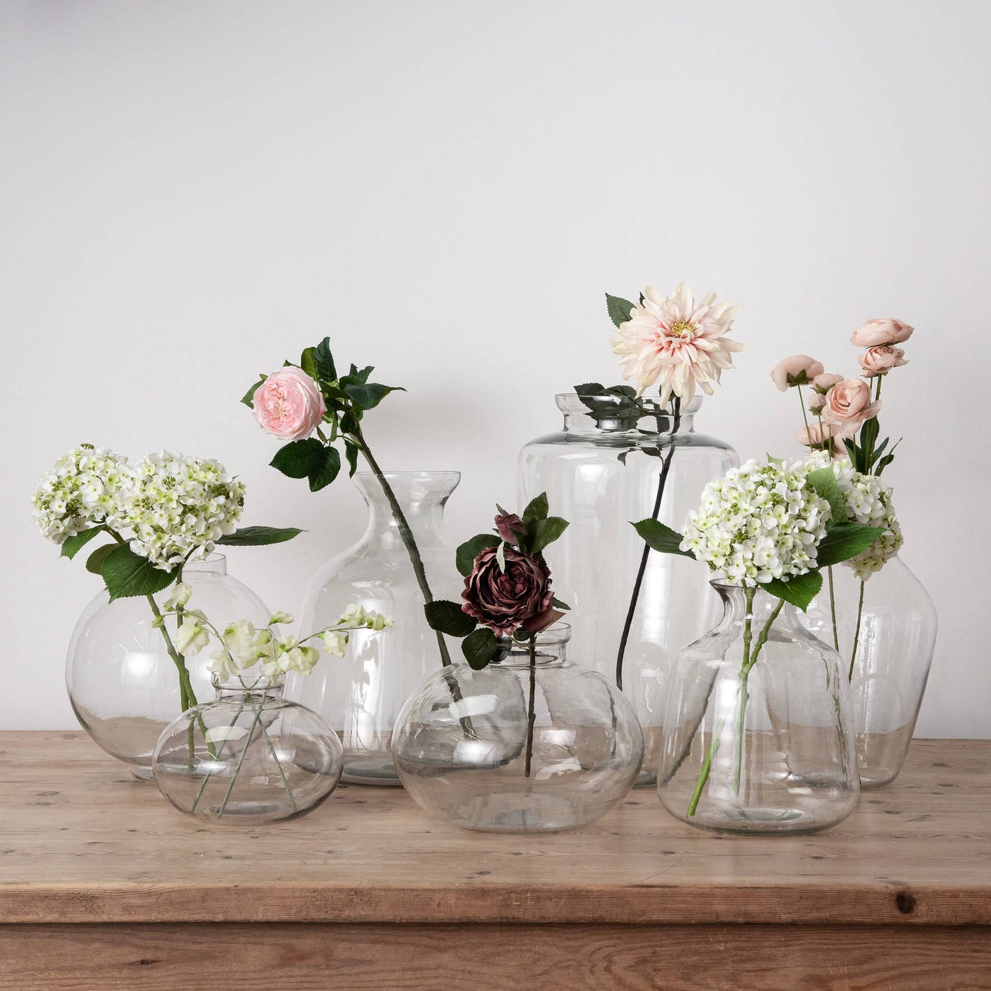 Elegant Large Hydria Glass Vase for Stunning Displays - Darlington's Décor