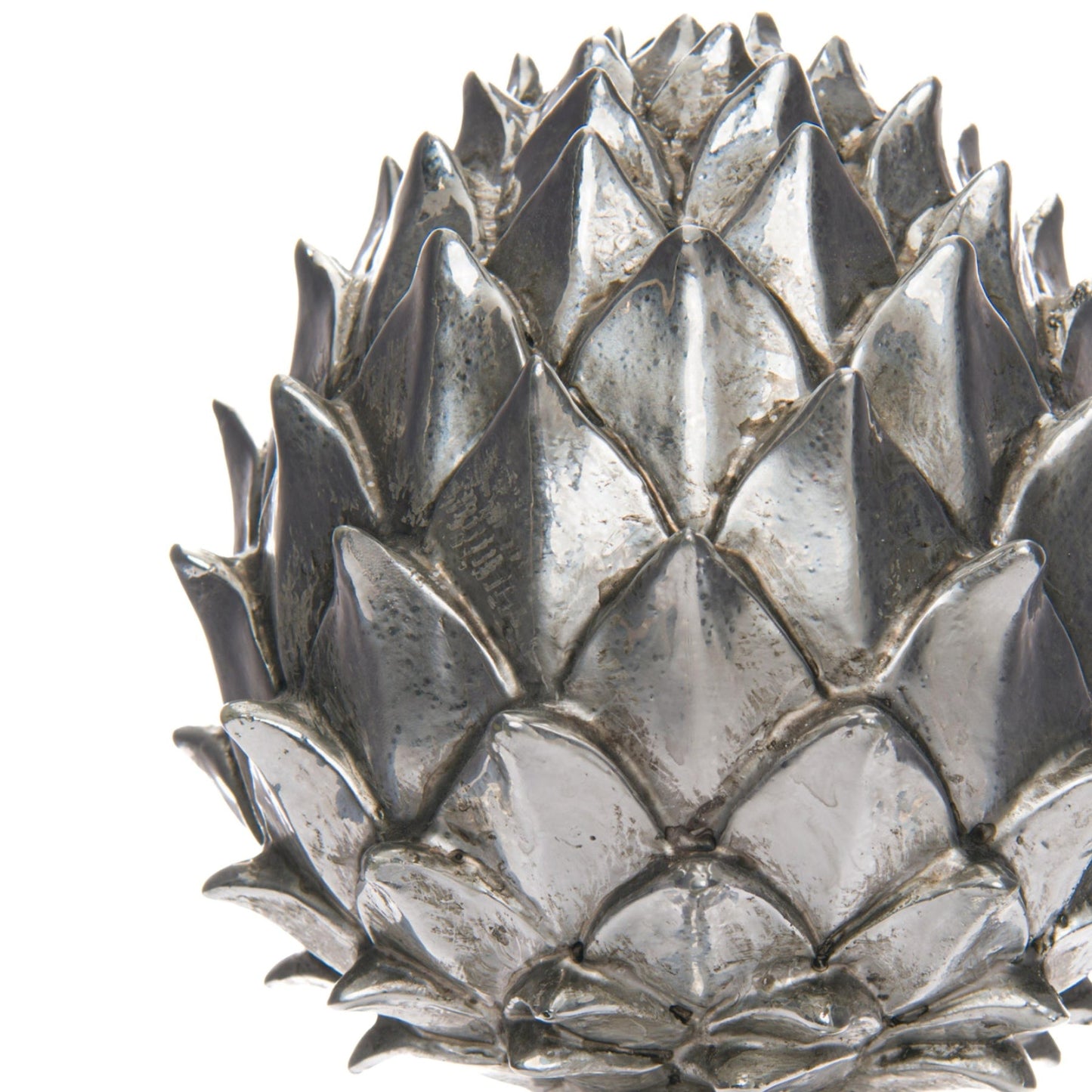 Elegant Silver Pinecone Finial for Enchanting Decor - Darlington's Décor