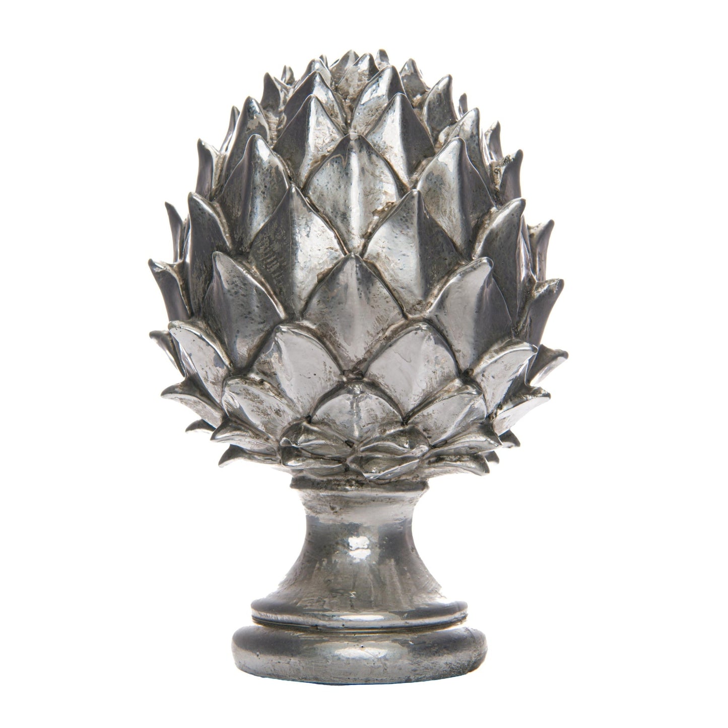 Elegant Silver Pinecone Finial for Enchanting Decor - Darlington's Décor