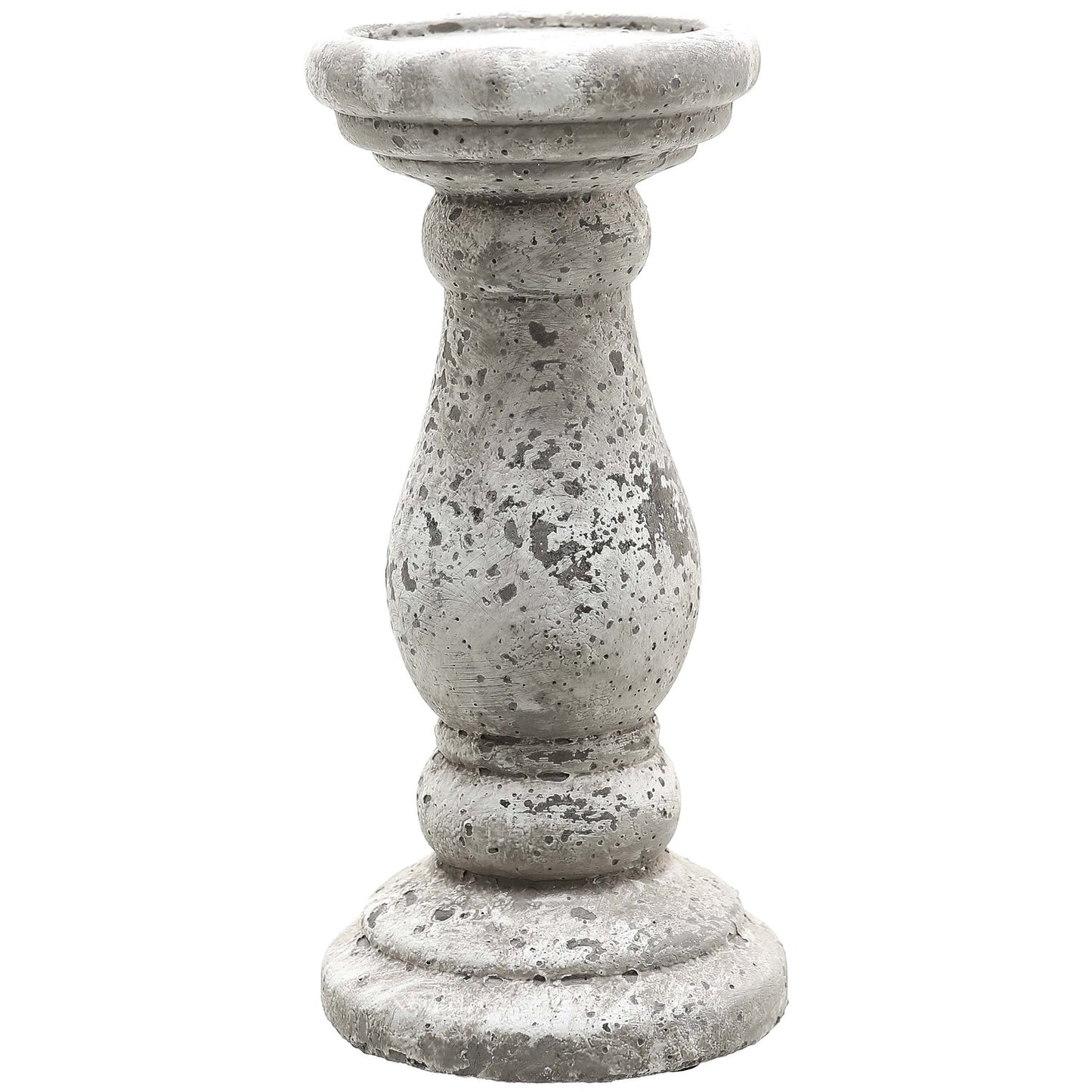 Elegant Small Stone Ceramic Candle Holder for Modern Decor - Darlington's Décor