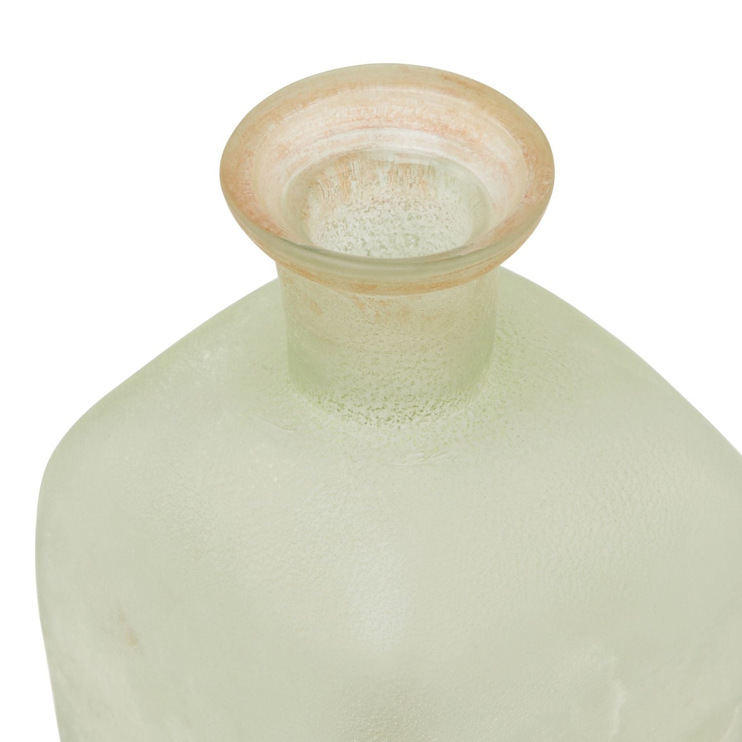 Elegant Smoked Sage and Aged Brass Large Candle Holder Vase - Darlington's Décor