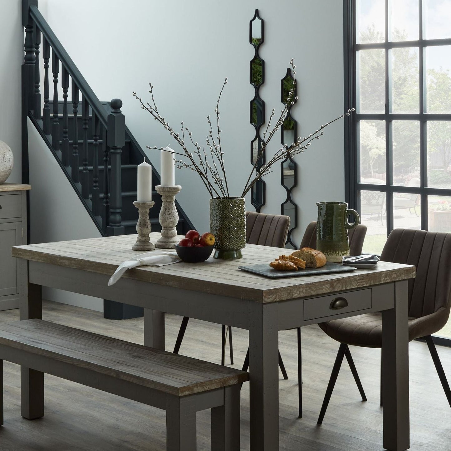 Elegant Stone Ceramic Candle Holder for Ambient Lighting - Darlington's Décor