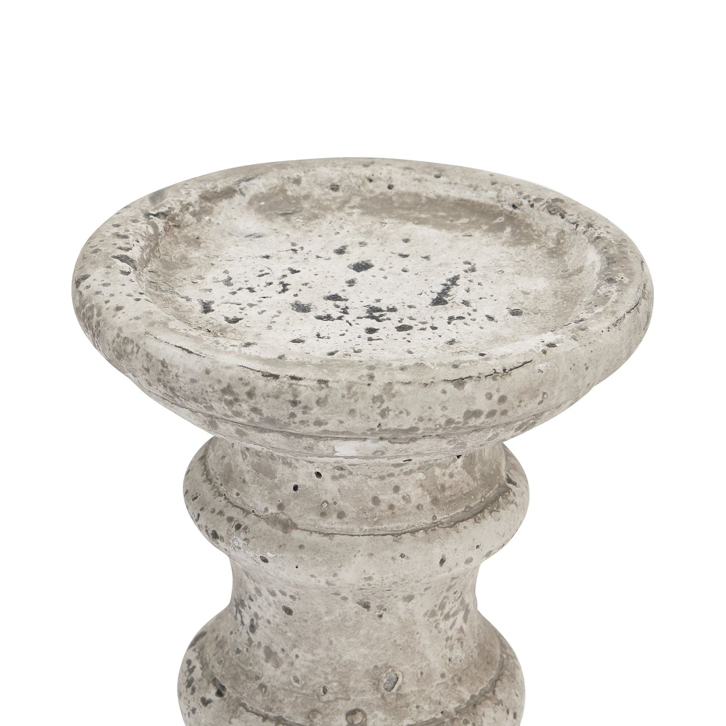 Elegant Stone Ceramic Column Candle Holder for Décor - Darlington's Décor