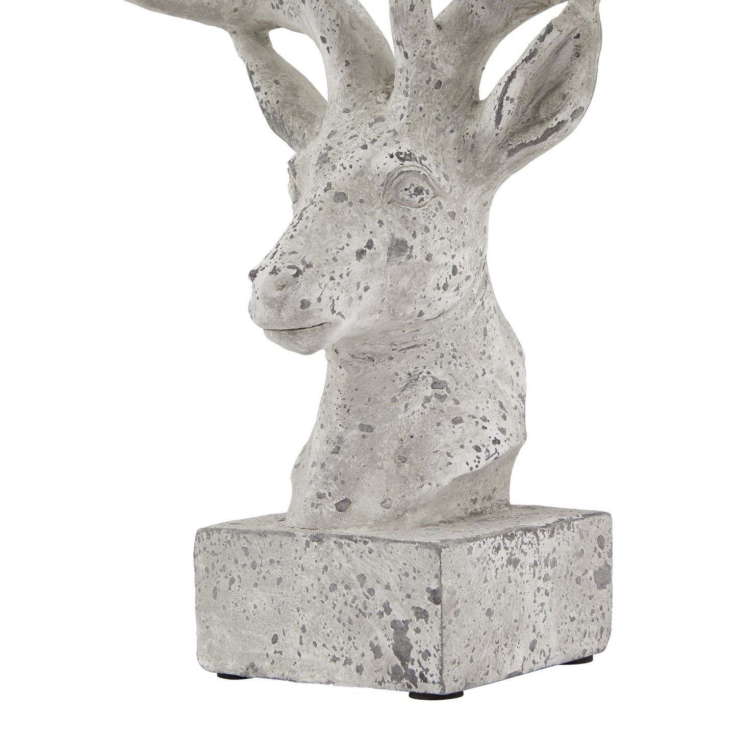Elegant Stone Effect Stag Ornament for Home Decor - Darlington's Décor