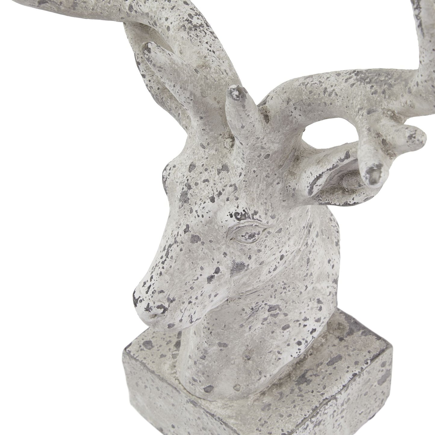 Elegant Stone Effect Stag Ornament for Home Decor - Darlington's Décor