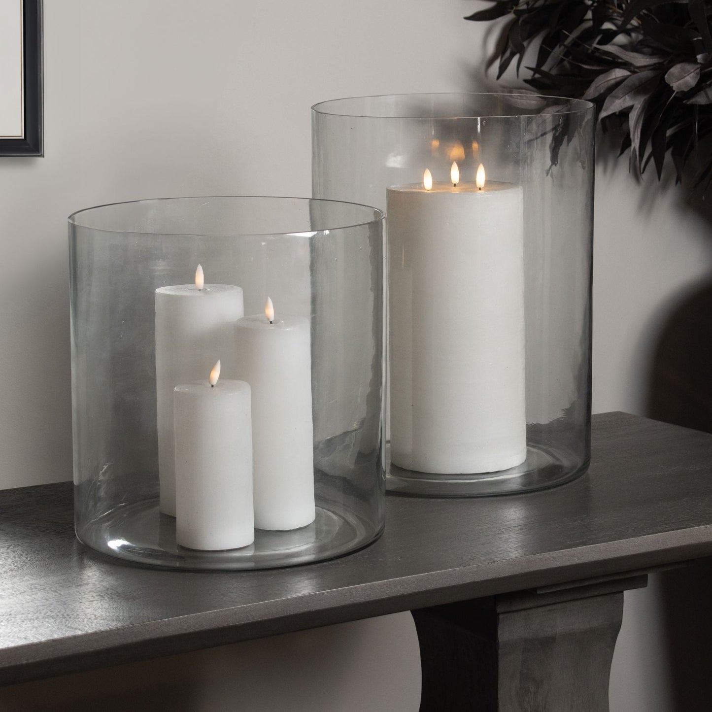 Elegant Tasman Glass Cylinder Vase Large for Modern Decor - Darlington's Décor