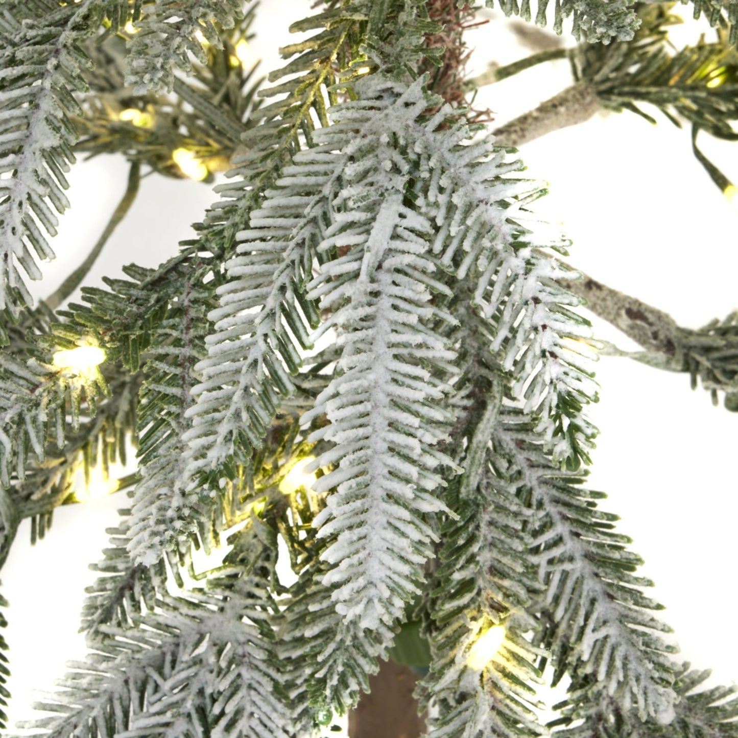 Enchanting Medium Snowy Woodland Pre - Lit 200 Led Christmas Tree - Darlington's Décor
