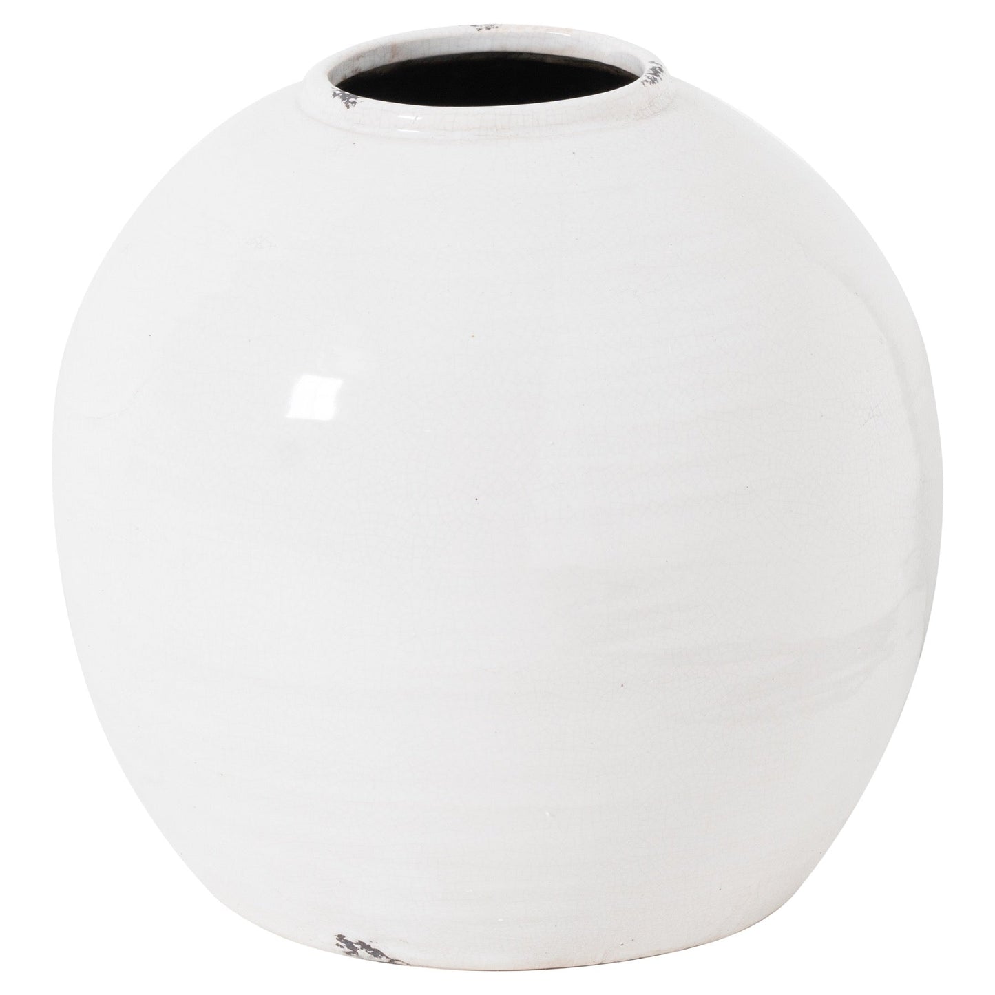 Garda Glazed Tiber Vase with Rustic Charm and Elegance - Darlington's Décor