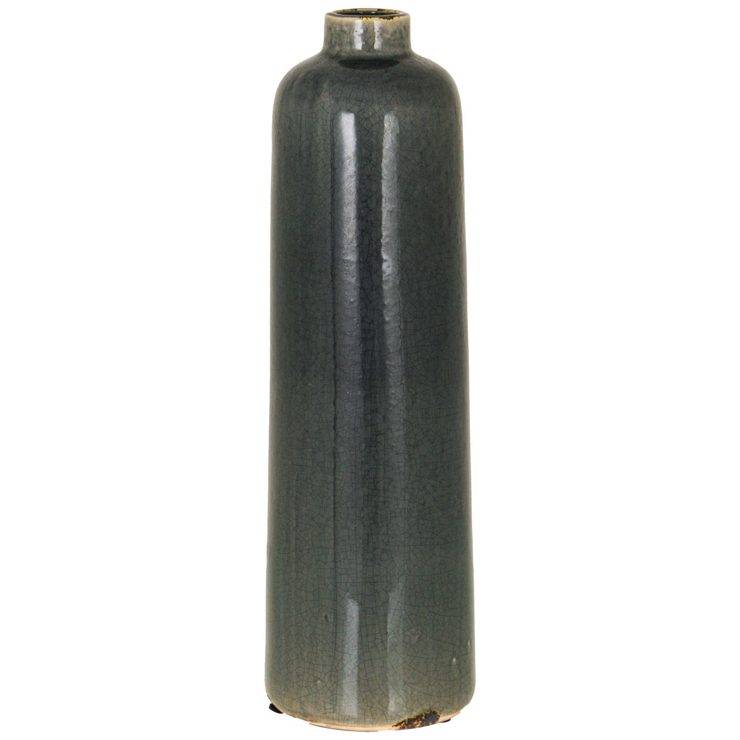 Garda Grey Glazed Raine Vase for Timeless Elegance - Darlington's Décor