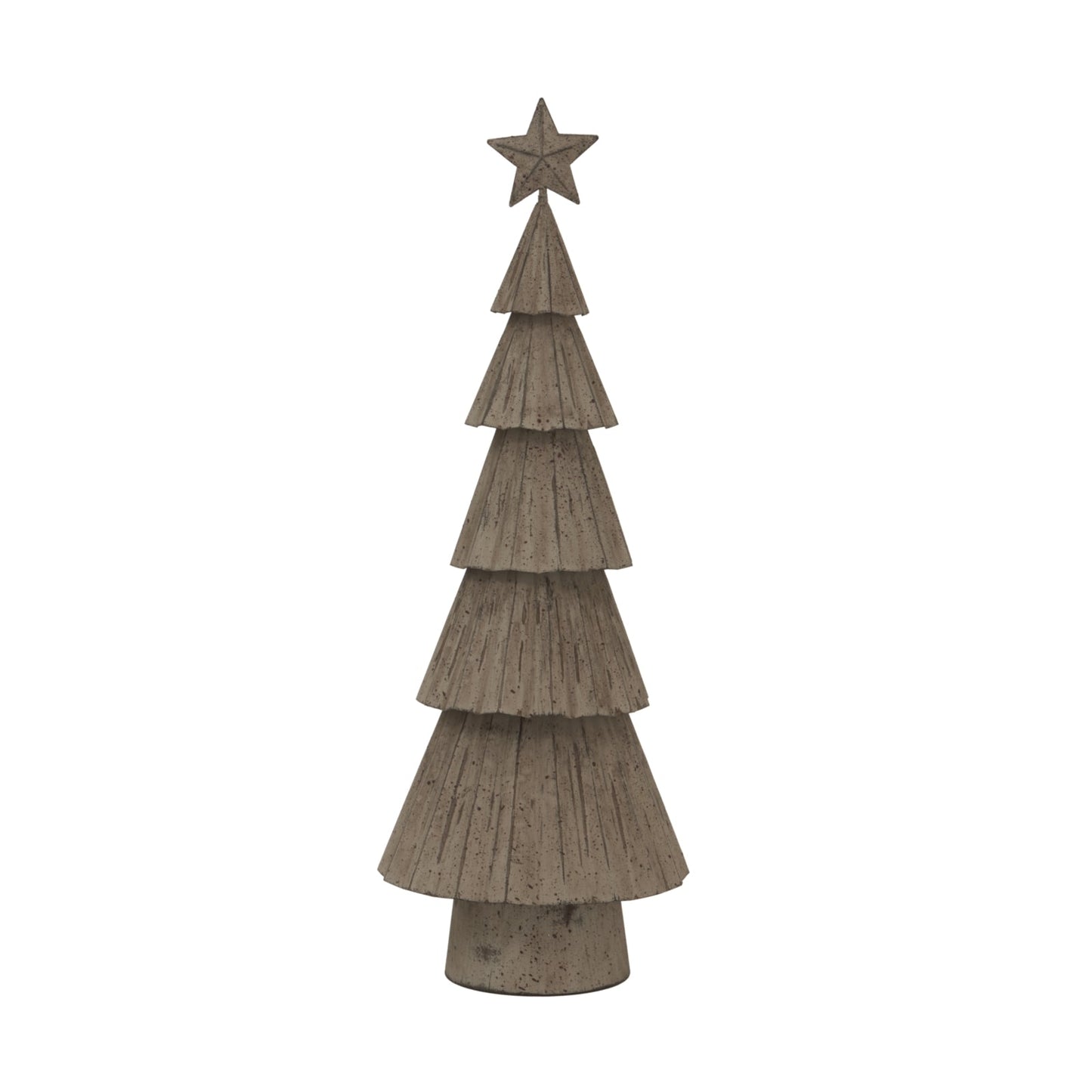 Large Rustic Bough Tree With Star For Festive Decor - Darlington's Décor