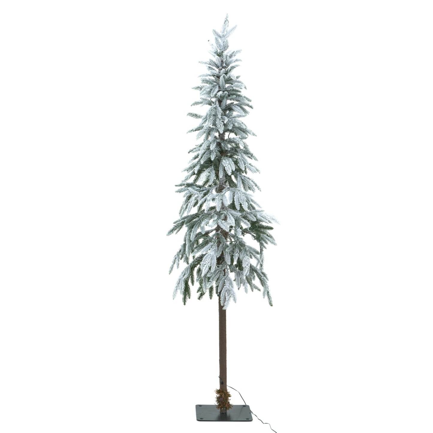 Large Snowy Woodland Pre - Lit 350 Led Christmas Tree Elegance - Darlington's Décor