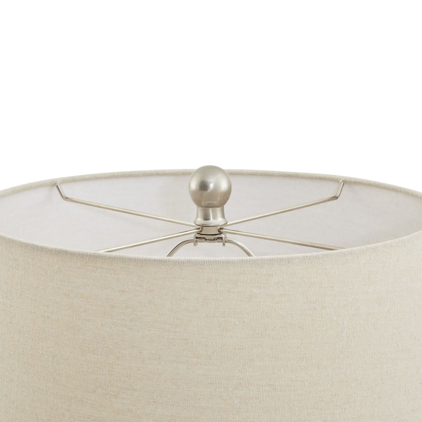 Lattice Ceramic Table Lamp With Linen Shade Design - Darlington's Décor