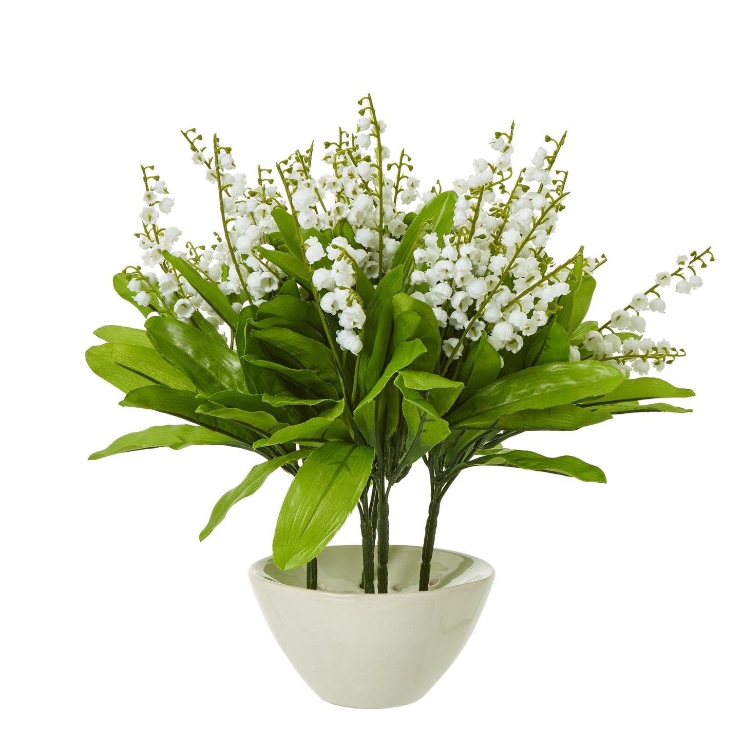Lily Of The Valley Bunch - Elegant Faux Floral Arrangement - Darlington's Décor
