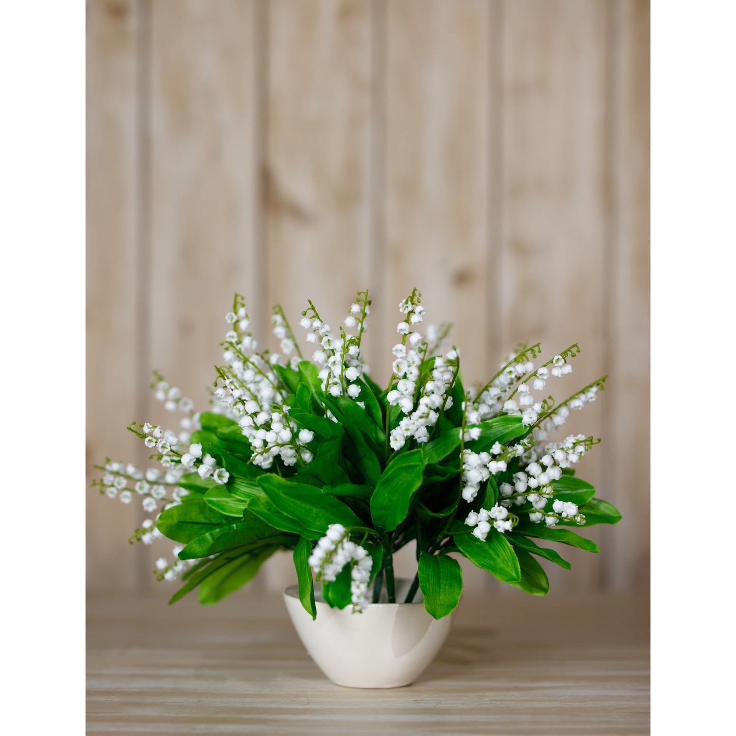 Lily Of The Valley Bunch - Elegant Faux Floral Arrangement - Darlington's Décor