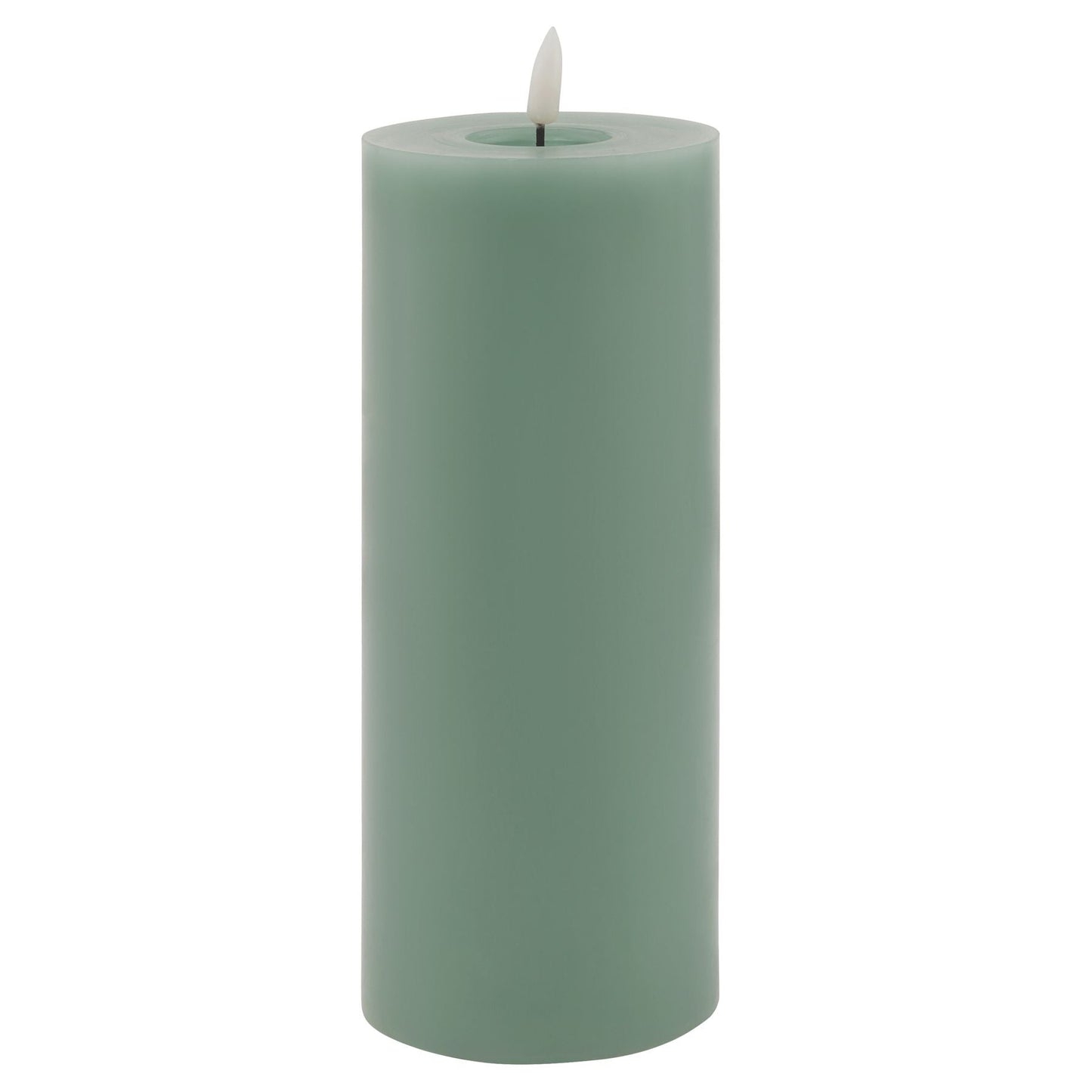 Luxe Collection Melt Effect 3.5x9 Sage LED Wax Candle - Darlington's Décor