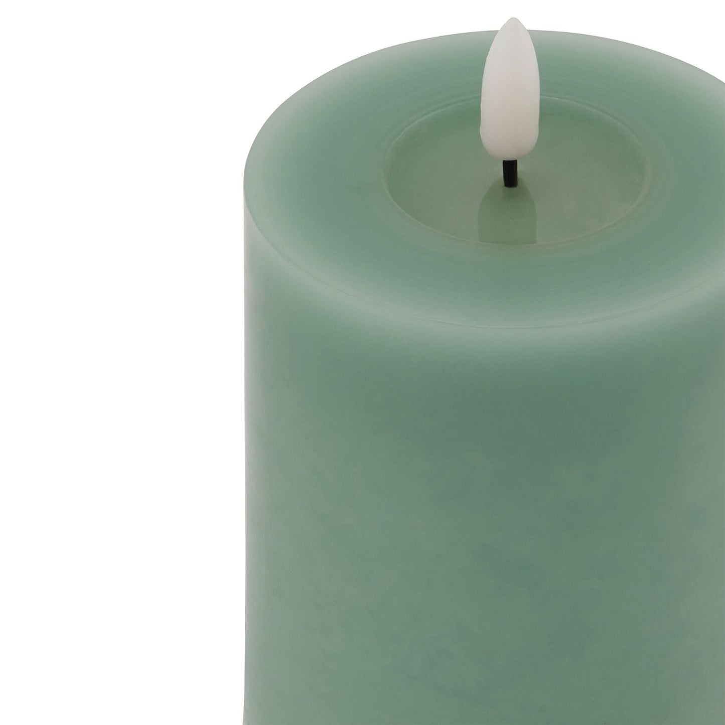 Luxe Collection Melt Effect 3x4 Sage LED Wax Candle - Darlington's Décor