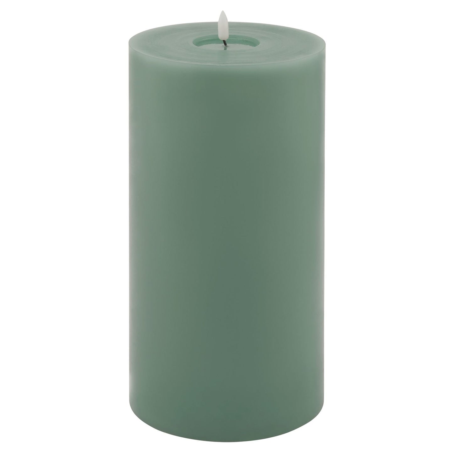 Luxe Collection Melt Effect 6x12 Sage LED Wax Candle - Darlington's Décor
