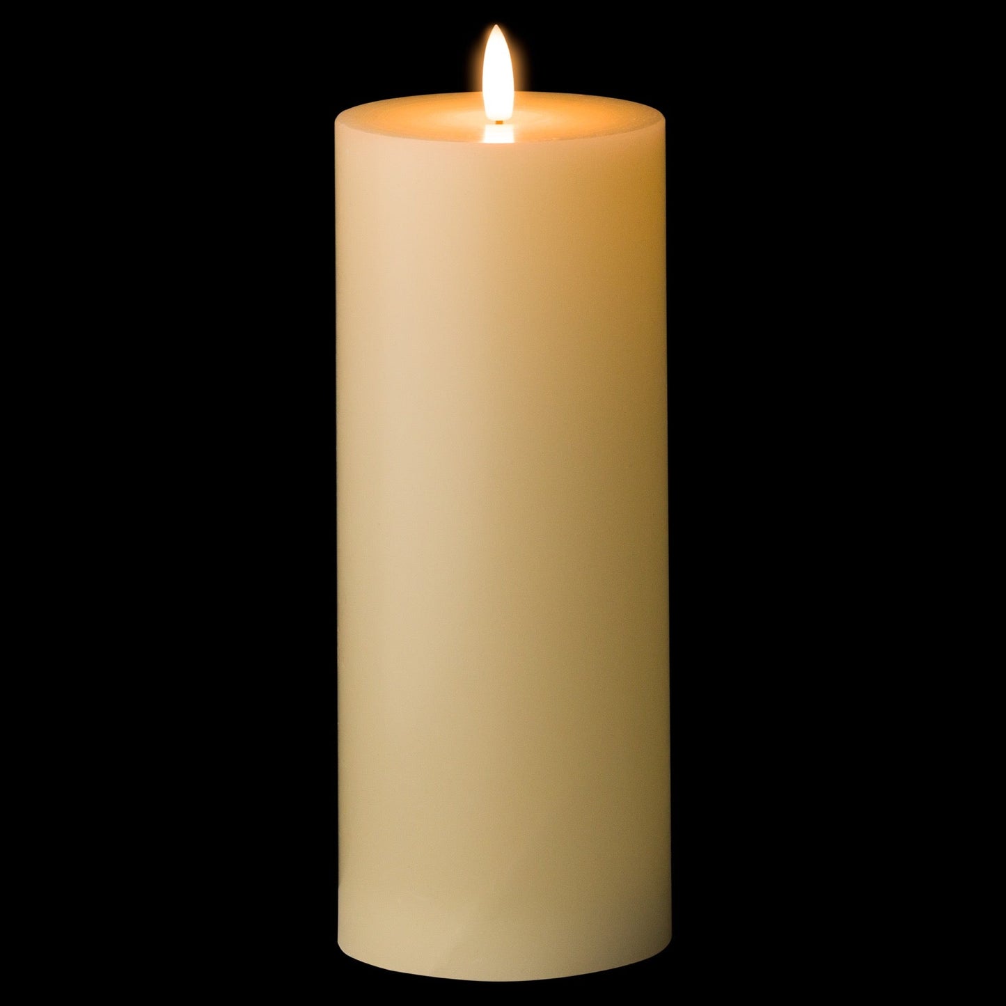 Luxe Collection Natural Glow 3.5 x 9 LED Cream Candle Relaxation - Darlington's Décor