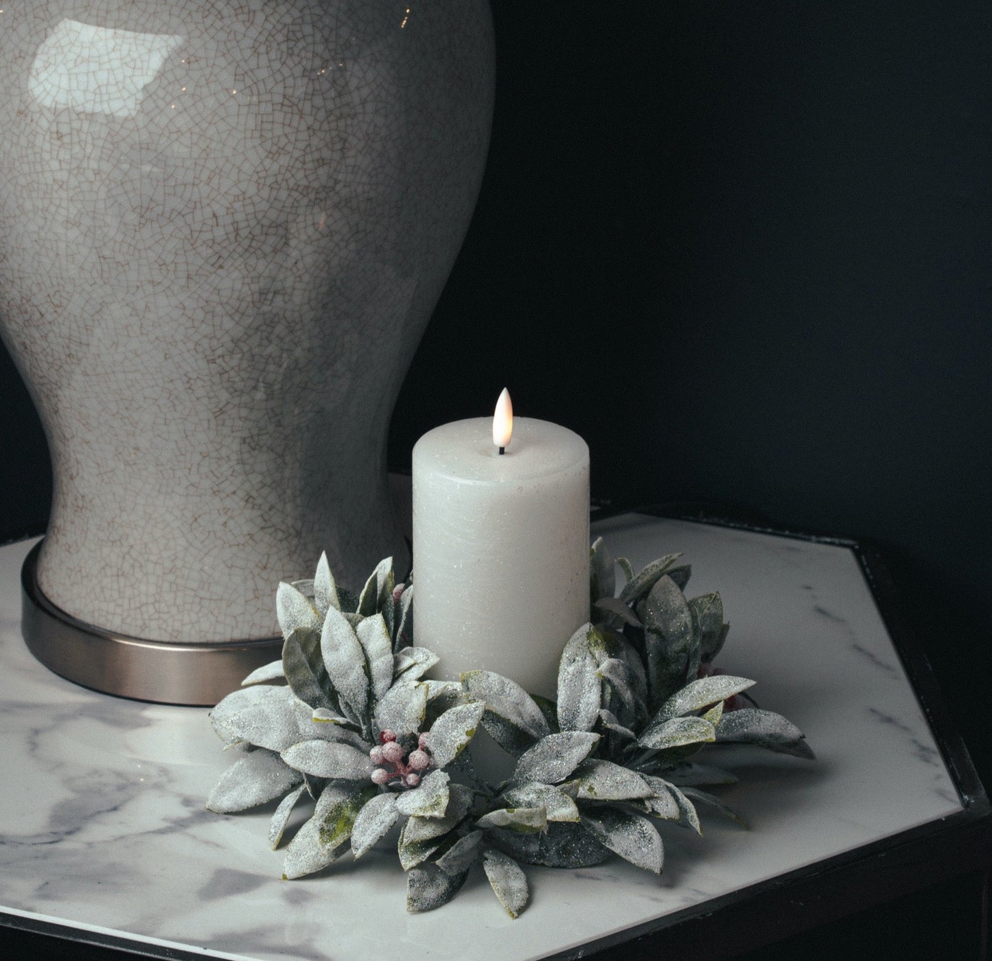 Luxe Collection Natural Glow 3x6 LED White Candle Elegance - Darlington's Décor