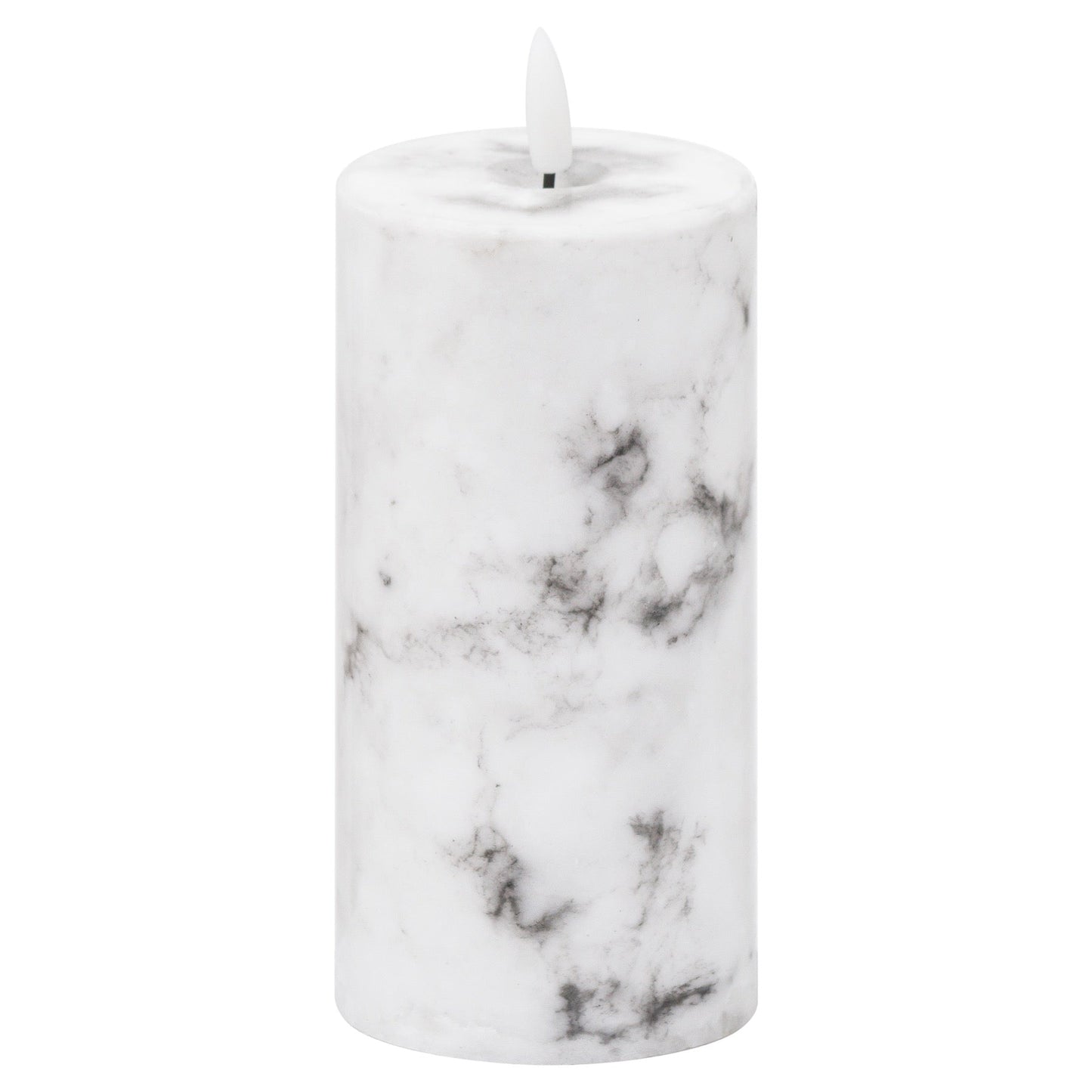 Luxe Collection Natural Glow 3x6 Marble Effect LED Candle - Darlington's Décor