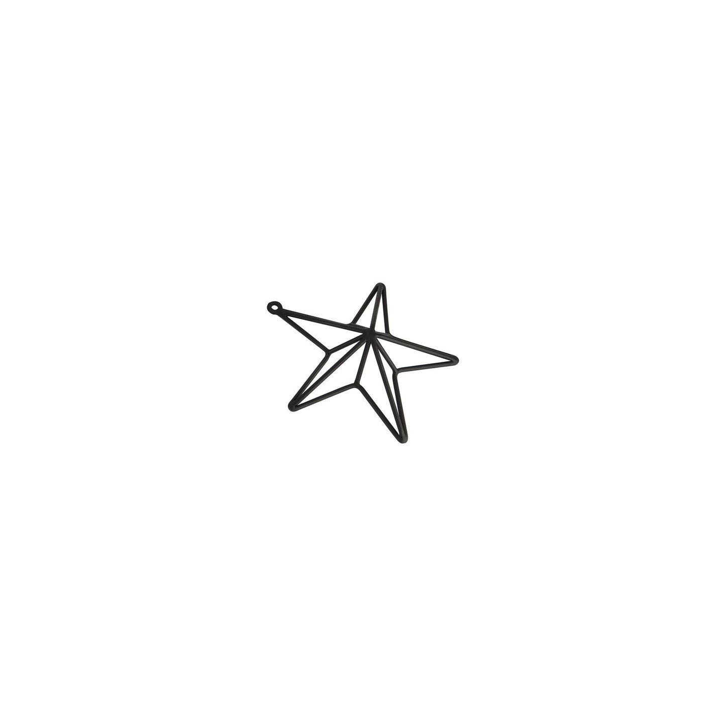 Matt Black Convexed Star Frame for Modern Décor - Darlington's Décor