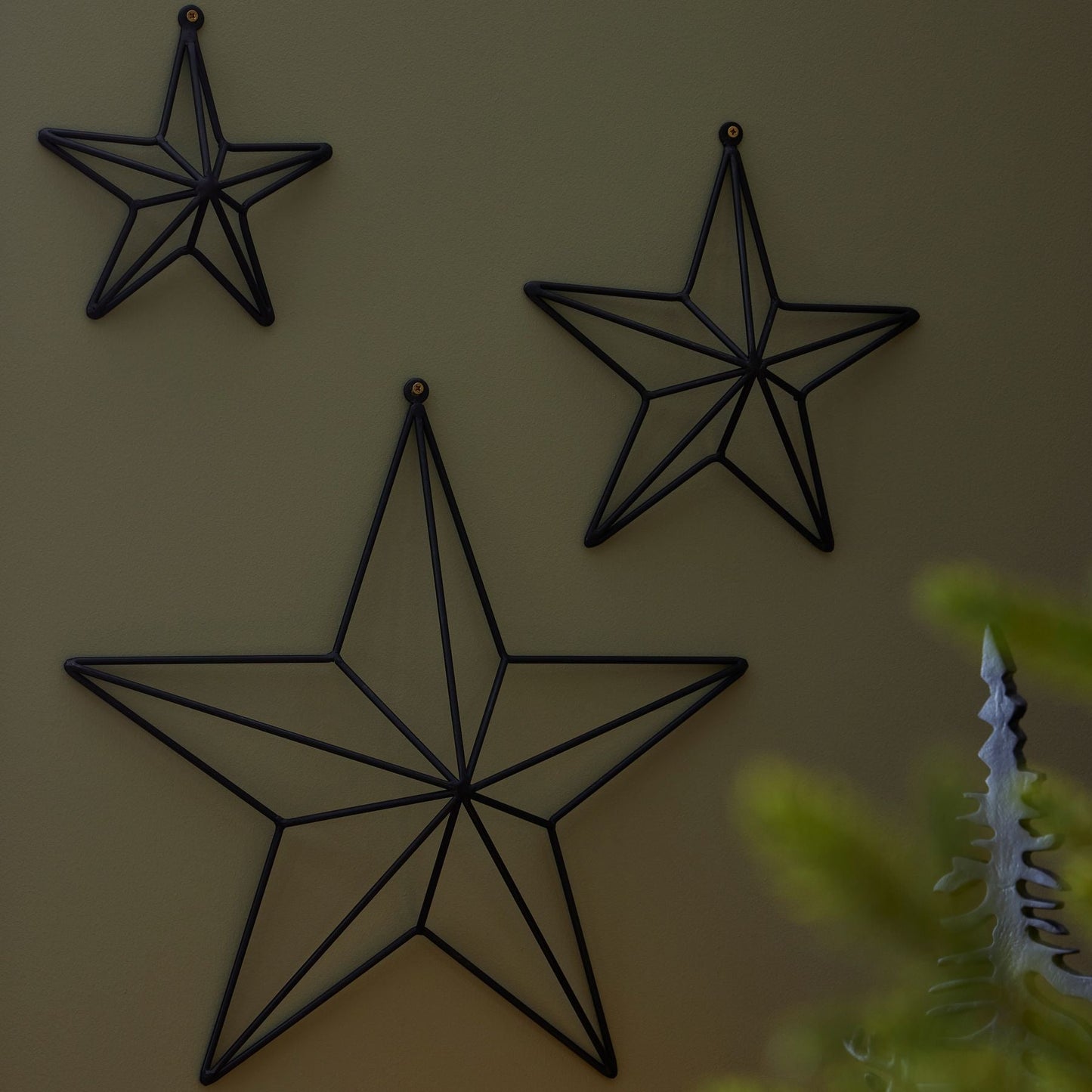 Matt Black Convexed Star Frame for Modern Décor - Darlington's Décor