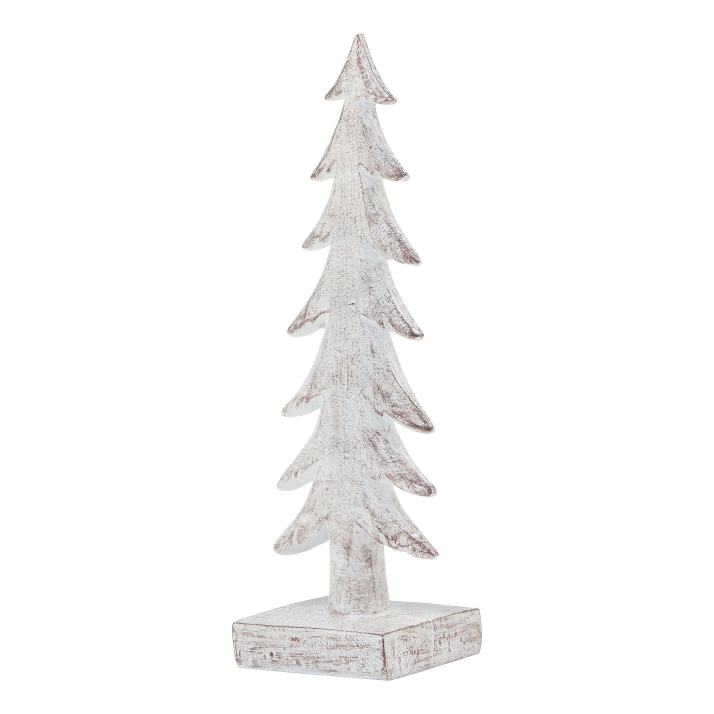 Medium Snowy Forest Tree Sculpture for Winter Decor - Darlington's Décor