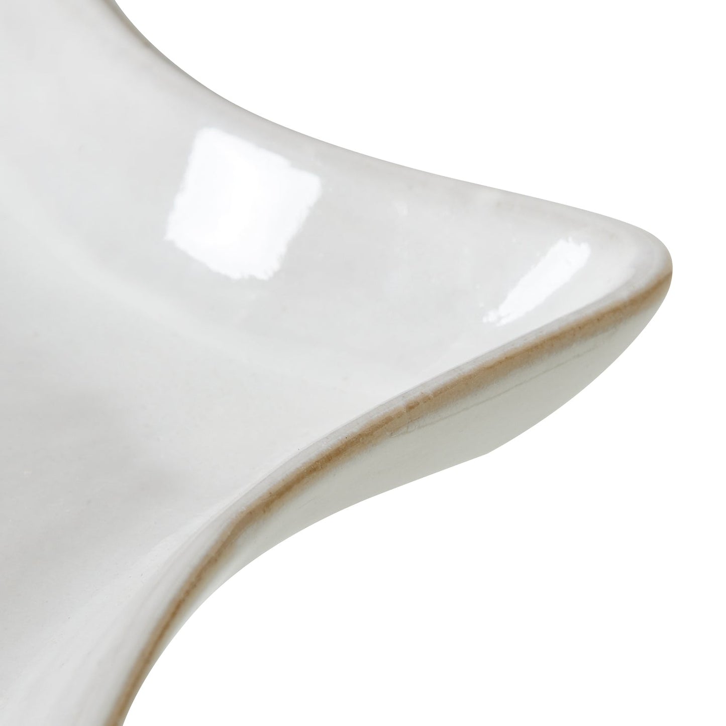 Medium White Ceramic Star Dish for Elegant Displays - Darlington's Décor
