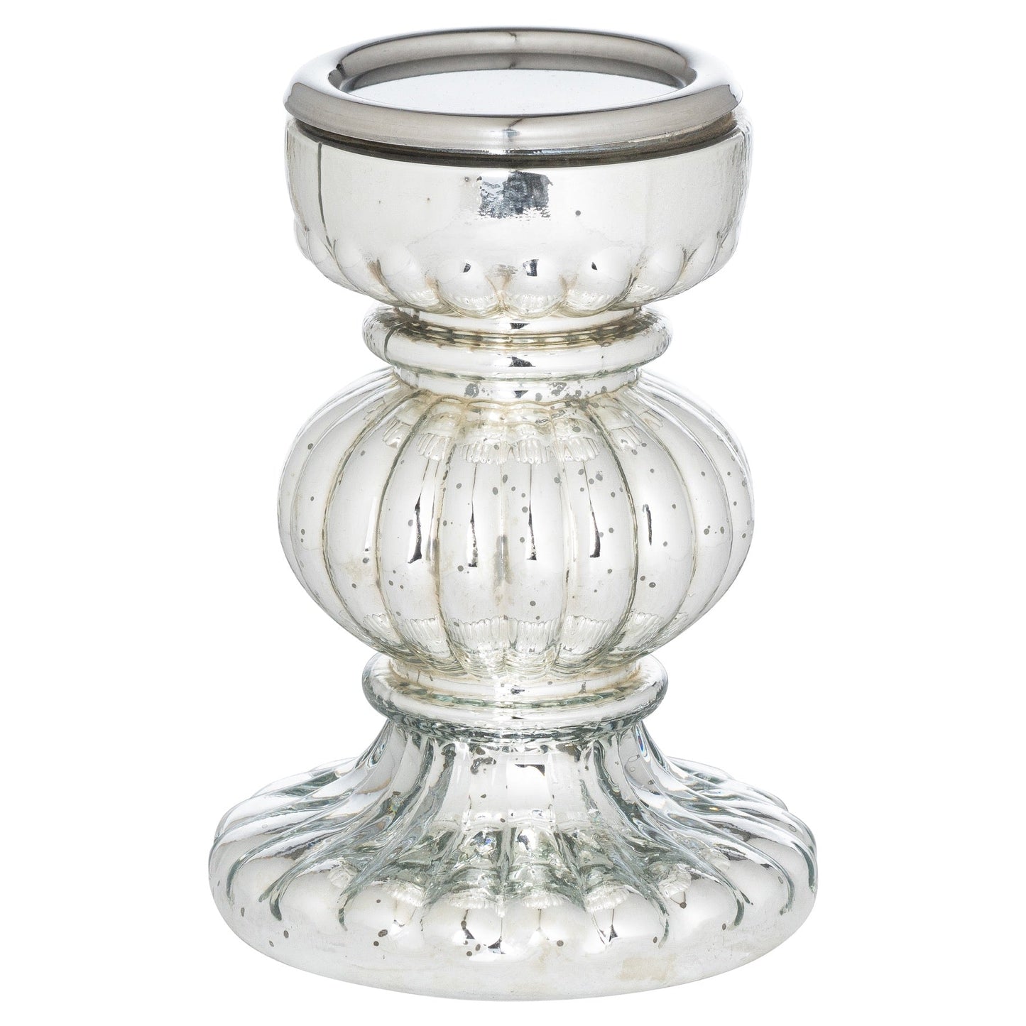 Mercury Effect Bonbon Large Candle Holder for Glamorous Decor - Darlington's Décor