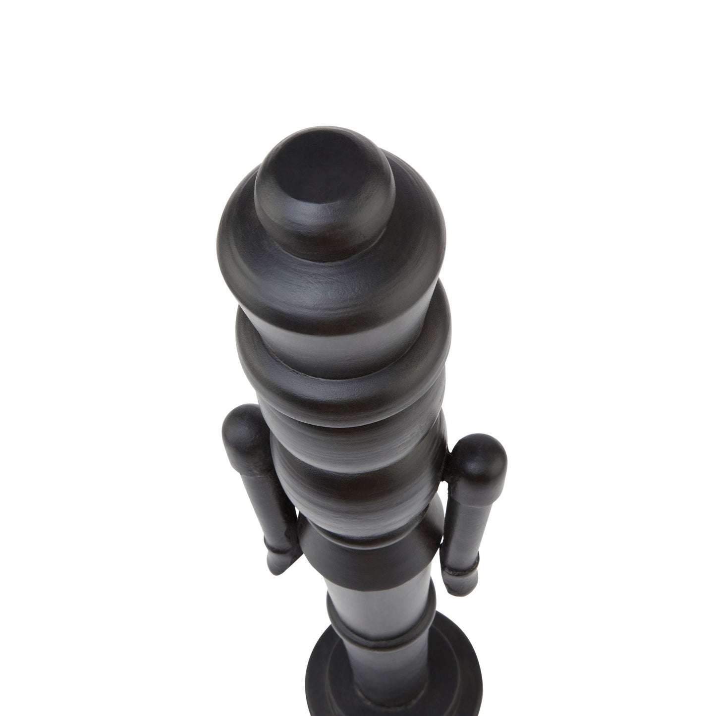 Minimalist Black Wooden Large Nutcracker Decoration Artistry - Darlington's Décor
