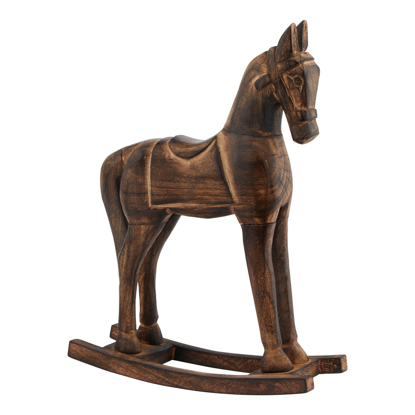 Natural Rocking Horse with Rustic Charm and Elegance - Darlington's Décor