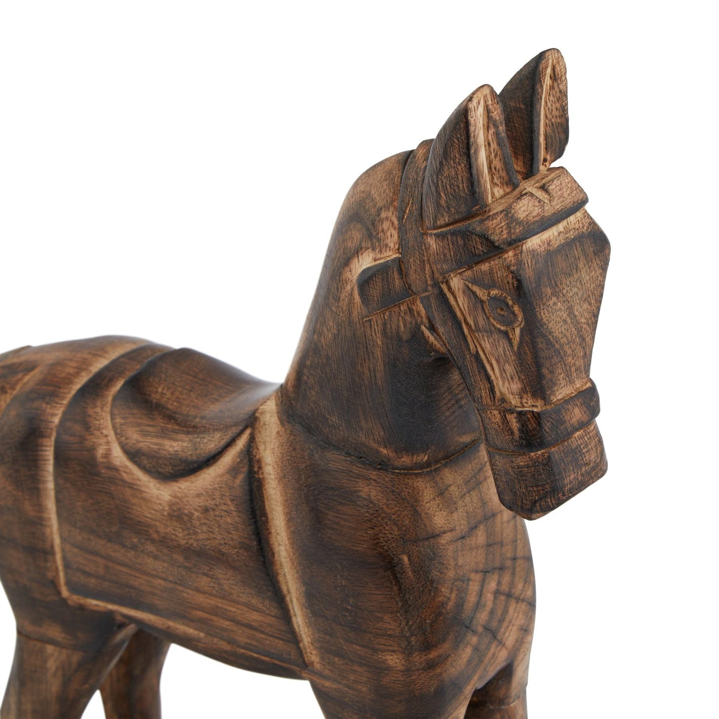 Natural Rocking Horse with Rustic Charm and Elegance - Darlington's Décor