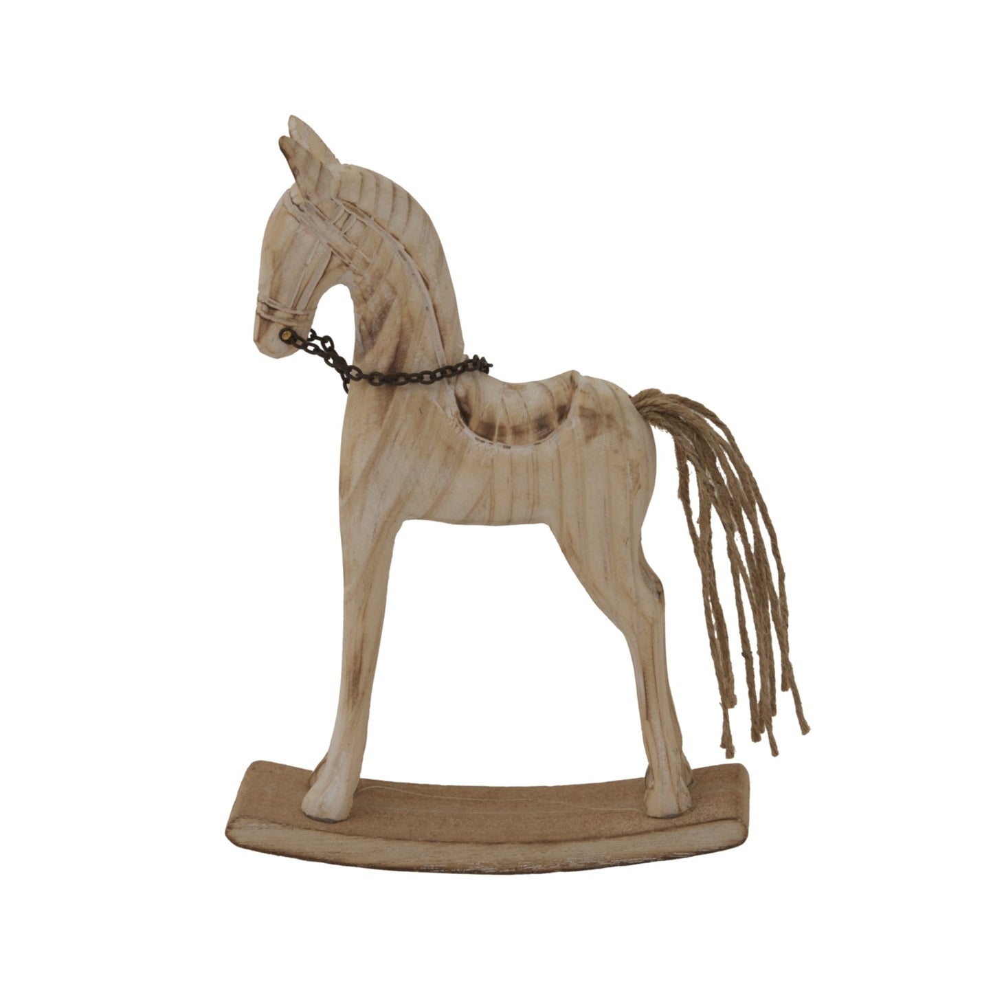 Natural Rustic Rocking Horse for Charming Home Decor - Darlington's Décor