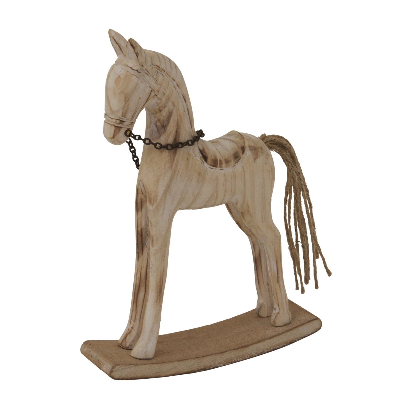 Natural Rustic Rocking Horse for Charming Home Decor - Darlington's Décor