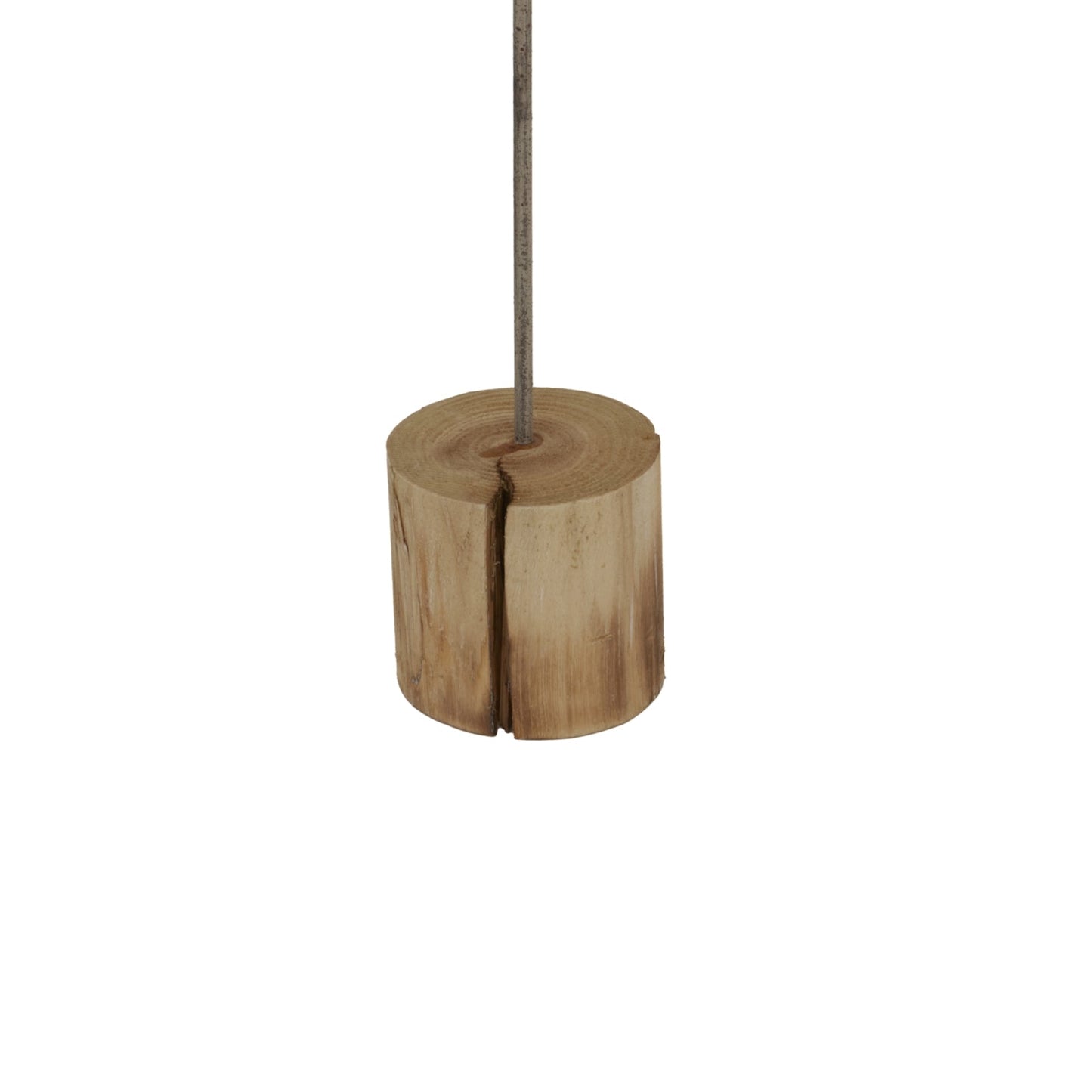 Natural Rustic Star On Wood Stand With Glass Votive Decor - Darlington's Décor
