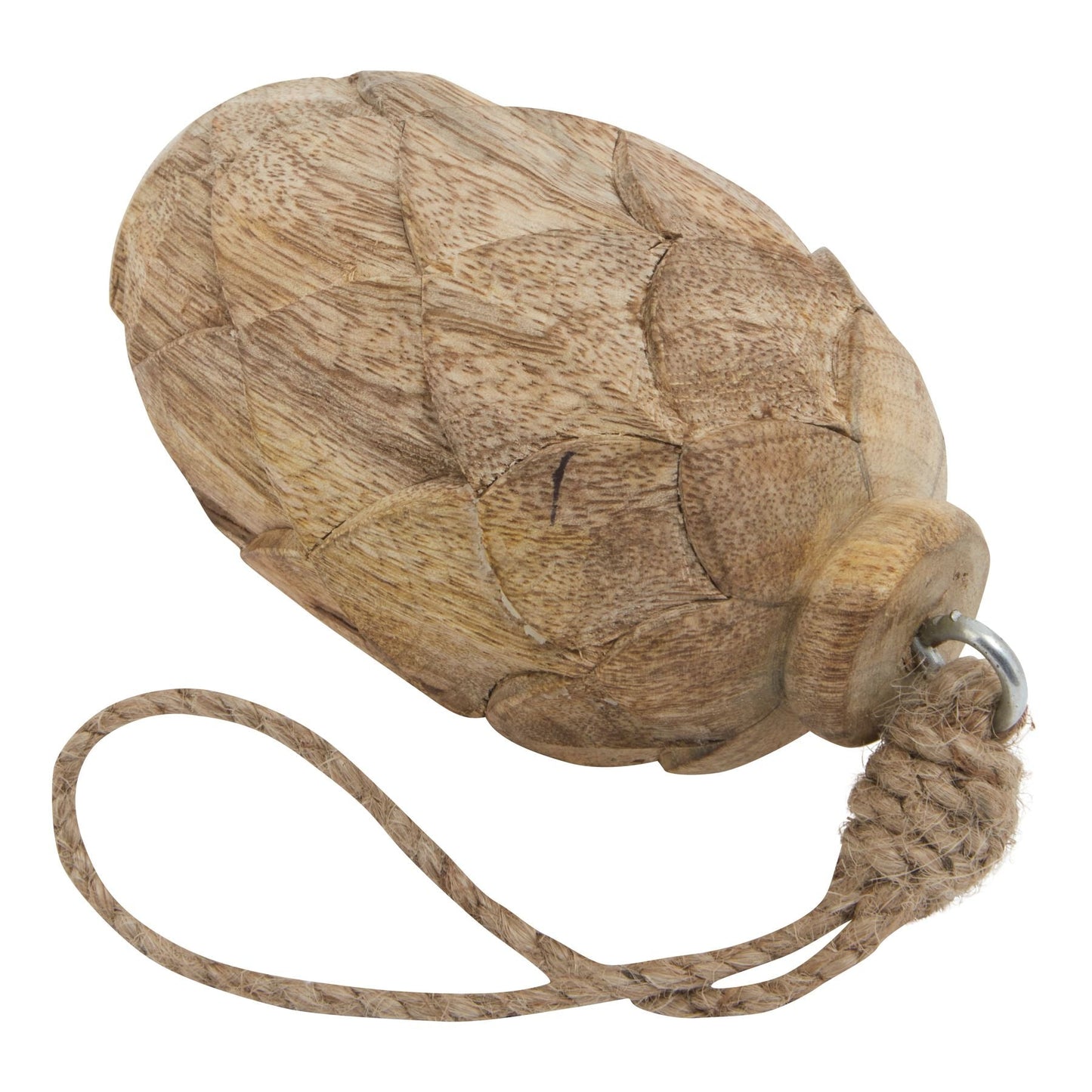 Natural Small Wooden Pine Cone Bauble for Rustic Charm - Darlington's Décor